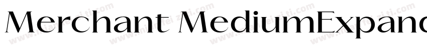Merchant MediumExpanded字体转换